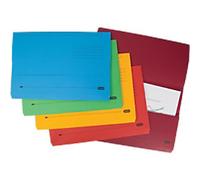 ELBA Document Wallet Foolscap Manila 260 gsm 34.4 (W) x 3.2 (D) x 24.3 (H) cm Assorted Pack of 10