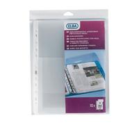 Elba Document Wallets transparent, 0.20 mm A4, PP oben offen , Pack of 10