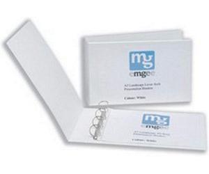 Elba Emgee Presentation Binder Lever Arch File A3 White Ref 570510 Pack Of 2