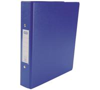 Elba Emgee Ring Binders Heavyweight PVC 2 O-Ring Size 25mm A5 Blue Ref 500202 [Pack of 10]
