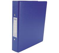 Elba Emgee Ring Binders Heavyweight PVC 2 O-Ring Size 25mm A5 Blue Ref 500202 [Pack of 10]