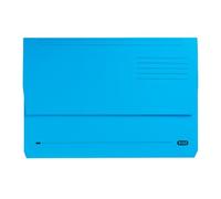 Elba Foolscap Document Wallets, Blue A4+ Folders for Paperwork, Pack of 25