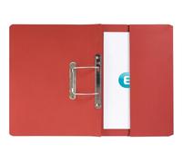 Elba Foolscap Strongline Spring Pocket Files, Bordeaux, 320 gsm, Pack of 25, 100090149