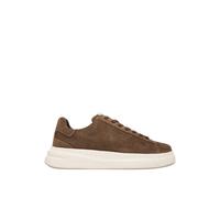 Elba Genuine Suede Sneaker - male - Guess - Sneakers - Brown - 9 UK - Shoes 9 UK