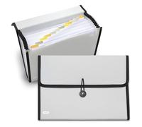 Elba Document Folder A4 Expanding File - Light Grey