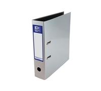 OXFORD Classy Lever Arch File A4 70 mm Metallic Silver 2 ring Board, Paper High-Glossy