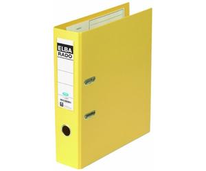 Elba Lever Arch File Rado Plast 80 mm, for A4, PVC Yellow - folders (for A4, PVC Yellow, Yellow)