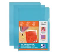 Elba M Star 100206706 Plastic Wallets 0.15 mm PVC Hard Film Blue