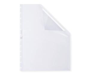 Elba Manageme 74431 Document Sleeves A4 Polypropylene, 0.08 mm with Vario Zipp,