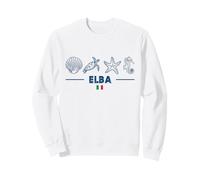 Elba Marine Animals Italian Flag Sea Creatures Island Italy Sweatshirt