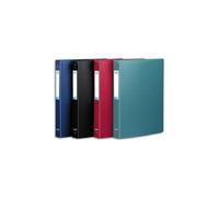 Elba Memphis Ring Binder 95514 5/10 20 mm Spine 4 Rings Touch Label Back Polypropylene Assorted Colours