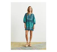 Elba Mini Linen Dress Emerald green XS / 0