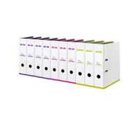 Elba MyColour 100025923 Plastic Binder Pack of 10 weiß Sortiert