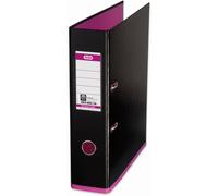 Elba MyColour A4 Lever Arch File - Black & Pink,100081035