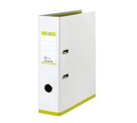 Elba MyColour Lever Arch File Polypropylene Capacity 80mm A4 White and Lime Ref E104890114