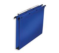Elba Oaz Foolscap 10 Suspension Files with Drawer Base 30 mm Polypropylene Opaque Blue