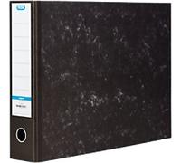 ELBA Oblong Wide Lever Arch File A3 70 mm Black 100080747 Cardboard, PP (Polypropylene) Landscape