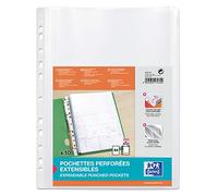 Elba Pack of 10 Pockets A4 Punched for Files Without Flap