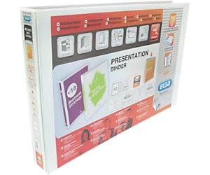 ELBA Panorama 30 mm Ring Binder PP (Polypropylene) A3 4 Rings White 129807
