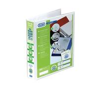 Elba Panorama Presentation Ring Binder Polypropylene 4 D-Ring A4 40mm Rings White (Pack 10) 400001300