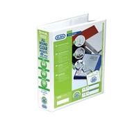 Elba Panorama Presentation Ring Binder Polypropylene 4 D-Ring A4 50mm Rings White (Pack 10) 400001309