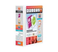 Elba Panorama Presentation Ring Binder Polypropylene 4 D-Ring A4 65mm Rings White (Pack 4) 400008673