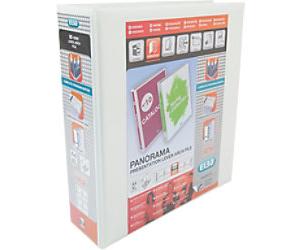 ELBA Panorama Narrow Lever Arch File A4 65 mm White 2 Rings 0105100416 PVC (Polyvinyl Chloride)