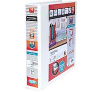 Elba Panorama 40mm 4 D-Ring Presentation Binder A4 White 400008419