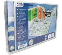 Elba Panorama Presentation Ring Binder Polypropylene 4 D-Ring A3 Plus 30mm Rings Landscape White (Pack 2) 100082424