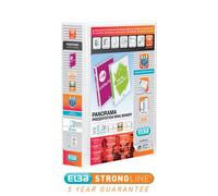 Elba Panorama Presentation Ring Binder Polypropylene 4 D-Ring A4 50mm Rings White (Pack 10) 400001309