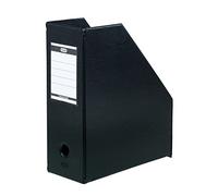 Elba Plastic Magazine File - Black (Pack of 5), 100400637