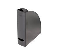 ELBA Plastic Magazine File for A4, Black, Pack of 4
