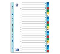 Elba Plastic Register Strong Line Alphabet, A-Z 25 Register