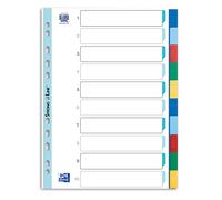 Elba Plastic Register Strong Line Blank, 10 Sheets 10 Register
