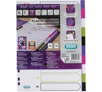 Elba Plastic tab dividers 1 Register