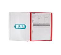 Elba Pocket Report File A4 Red (25 Pack) 400055038