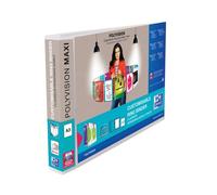 Elba Polyvision A3 Maxi Landscape Clear 30mm 4 D-Ring Presentation Binder (Pack of 5) 100080803