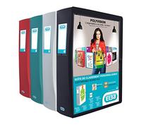 Elba Polyvision Customizable Opaque Polypropylene Back 80mm Box Large Storage Capacity 24x32 Random Color