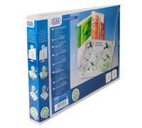 Elba Polyvision Maxi Presentation Binder Polypropylene 4 D-Ring 30mm Landscape A3 Ref M45703417 Pack Of 5