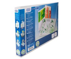 Elba Polyvision Maxi Presentation Binder Polypropylene 4 D-Ring 30mm Landscape A3 Ref M45703417 [Pack of 5]