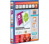 Elba Panorama A4+ 40 mm Presentation Binder - Blue