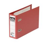 Elba Rado Plast 100022637 File A5 Landscape/Spine Width 7.5 cm/Changeable Label/Red