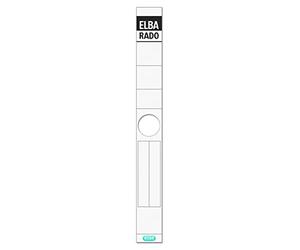 Elba Rdo 100420959 Suspension File Spine Label Long Self-Adhesive for Rdo 81414 Suspension Files Narrow Bag of 10 White Rado Suspension File Spine Label, Long White