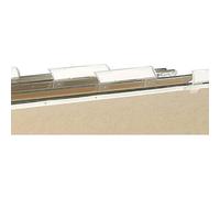 Elba Replacement Tabs for A4 Suspension Files, Rigid Plastic - Clear (Pack 50)