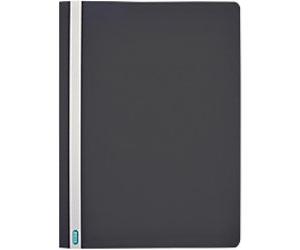ELBA Report File 160 Sheets ClearView A4 Black Plastic Pack of 50
