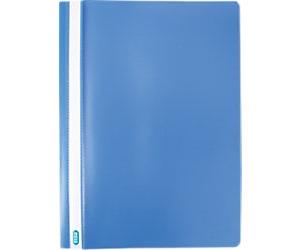 ELBA Report File 160 Sheets ClearView A4 Blue Plastic Pack of 50