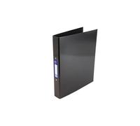 Elba Ring Binder A4 Laminated Paper On Board 30mm Spine 25mm Capacity 2 O-Ring Black 400107382