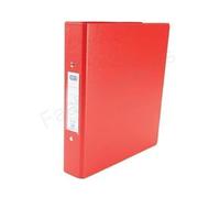 Elba Ring Binder PVC 2 O-Ring Size 25mm A5 Red Ref 100082444 [Pack 10]