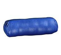 ELBA Round Tote 22 x 6 cm with Zip Leather Royal Blue