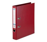 ELBA Smart Pro+ 100025177 Plastic Folder 5 cm Narrow DIN A4 Bordeaux with Insert Spine Label